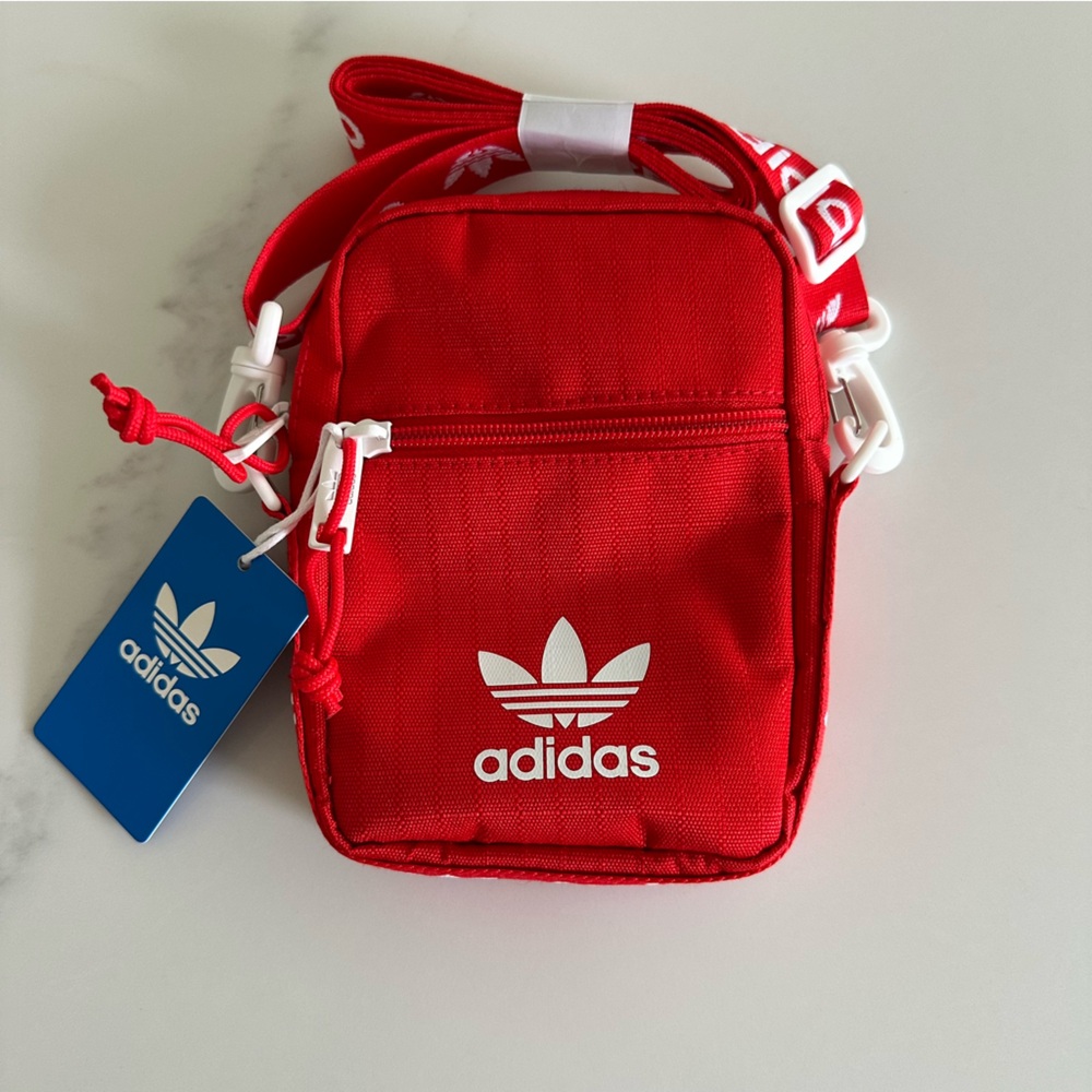 NWT adidas‎ | Unisex Nylon Street Style Plain Small Shoulder Bag Logo